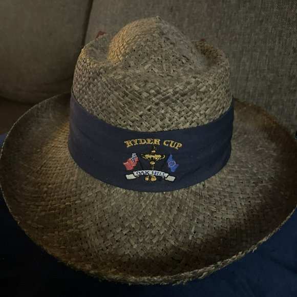 Firethorn TPC Michigan Women Straw Hat Wide Brim White Tan OS Resort Bow Vintage Firethorn | Accessories | Summer Rules By Firethorn Ryder  main image 4